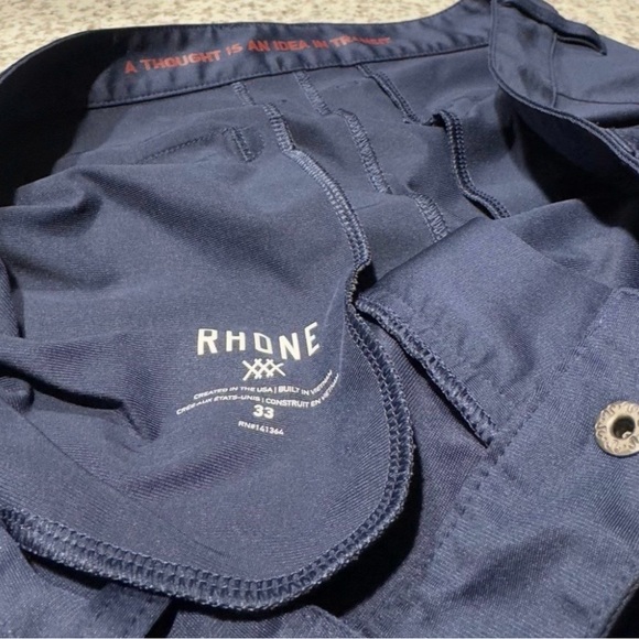 Rhone Commuter Jogger Slim Size 33 x 29 Navy - Picture 4 of 5